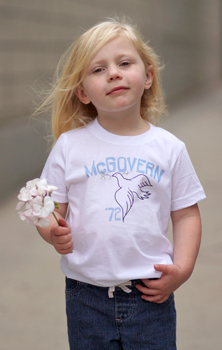 George McGovern Peace Dove Kids T-Shirt