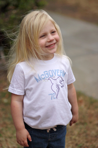 George McGovern Peace Dove Kids T-Shirt